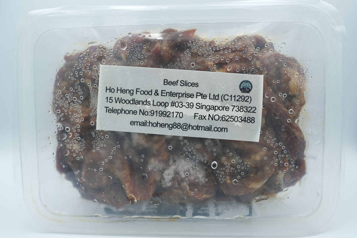 Marinated Beef Slices 腌牛肉片 (500g)